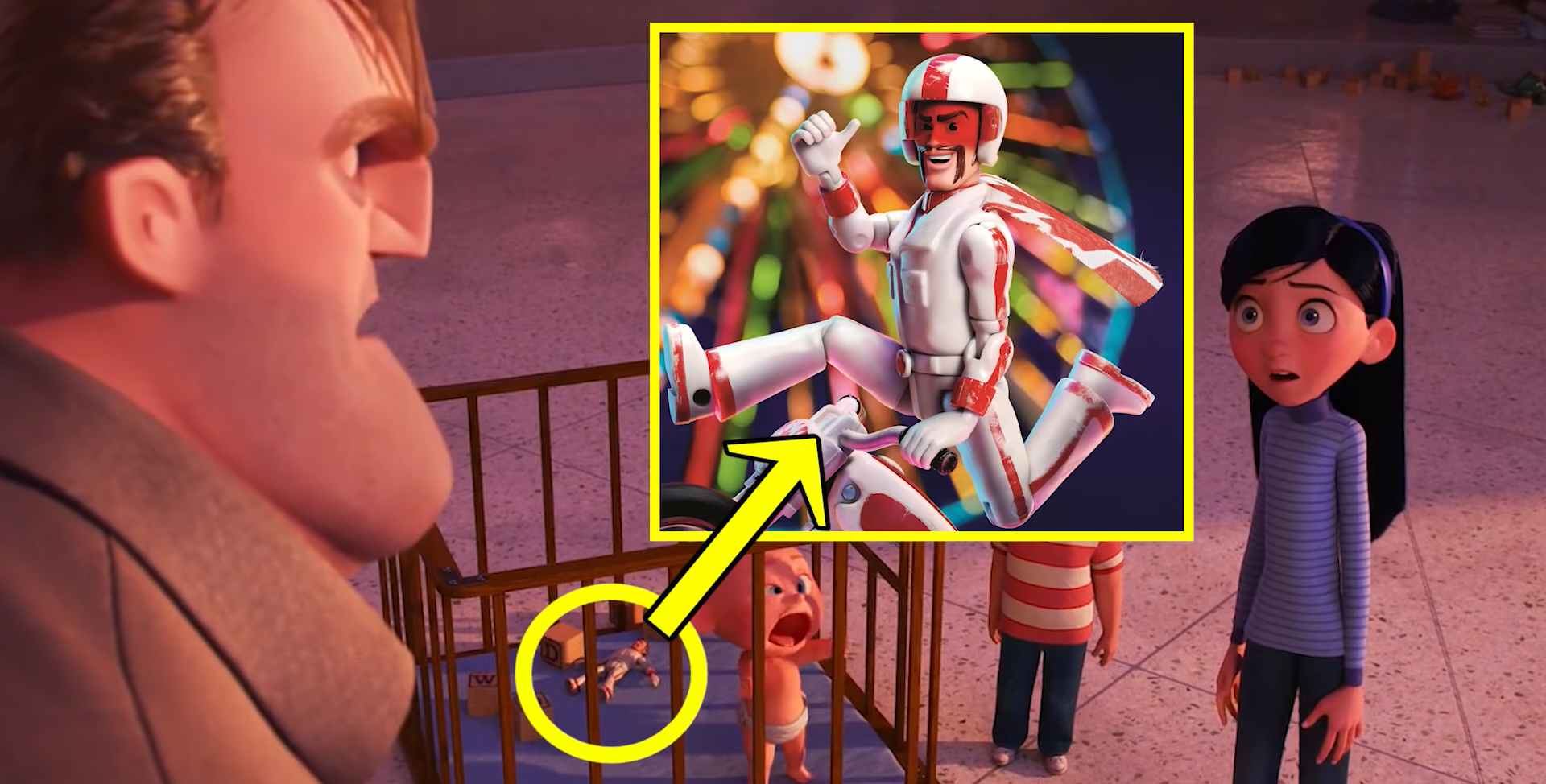Tóm gọn 40 quả trứng phục sinh đầy thú vị được dấu kĩ trong Toy Story 4 - Ảnh 25. Tóm gọn 40 quả trứng phục sinh đầy thú vị được dấu kĩ trong Toy Story 4 - Ảnh 25.