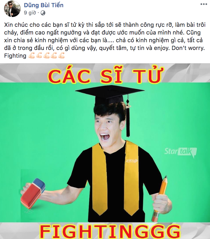 Chú bộ đội Tư Dũng đăng ảnh chúc sĩ tử thi tốt, Quế Ngọc Hải vào troll không trượt phát nào - Ảnh 4.