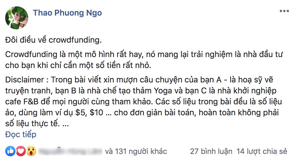 Câu chuyện gọi vốn từ cộng đồng cho một chuỗi cà phê và cái nhìn của người làm kinh doanh về hình thức crowdfunding này - Ảnh 2.