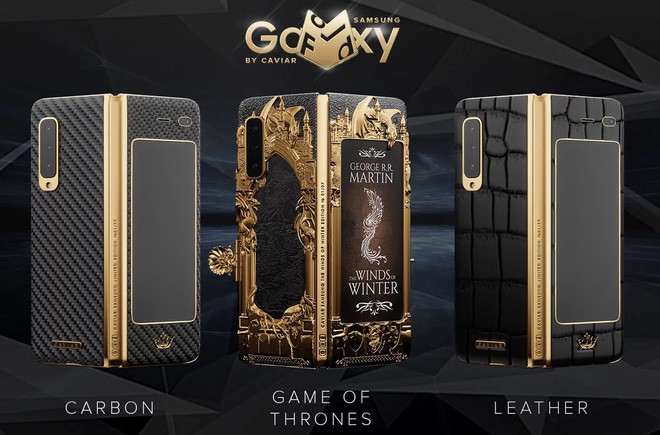 Đây là Galaxy Fold phiên bản Game of Thrones cực chất và chát: Đắt gấp 4 lần bản thường - Ảnh 1.