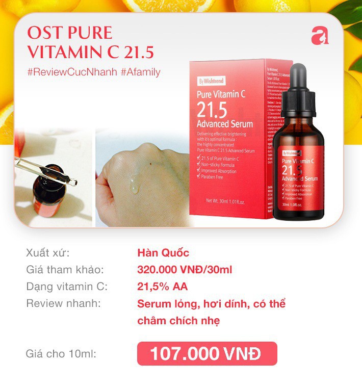 7 loại serum vitamin C ngừa nám da và chống lão hóa giá dưới 350k mà chị em nào cũng cần trong công cuộc 