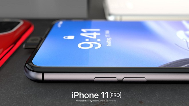 Ngắm concept iPhone 11 Pro nóng hổi hấp dẫn: Camera selfie thò thụt độc đáo, 4 camera sau hình vuông - Ảnh 10.