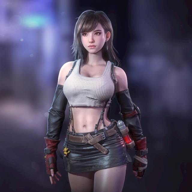 Bức xúc vì ngực Tifa bị cha đẻ sửa bé tẹo teo, game thủ ra tay buff mạnh vòng 1 khiến fan FF7 Remake tròn mắt - Ảnh 4.