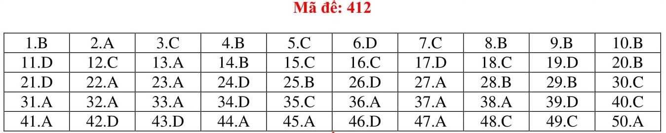 Đ&aacute;p &aacute;n thi m&ocirc;n Tiếng Anh THPT quốc gia 2019 (tất cả m&atilde; đề) - Ảnh 12.