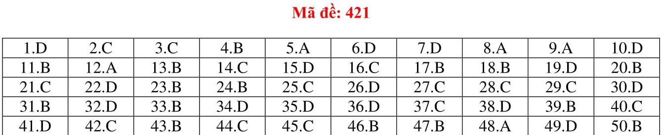 Đ&aacute;p &aacute;n thi m&ocirc;n Tiếng Anh THPT quốc gia 2019 (tất cả m&atilde; đề) - Ảnh 21.