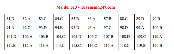 Đáp án đề thi GDCD THPT quốc gia 2019 (đã xong tất cả 24 mã đề) - Ảnh 13.