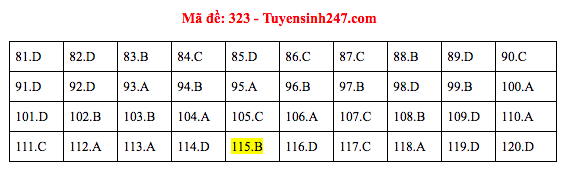 Đáp án đề thi GDCD THPT quốc gia 2019 (đã xong tất cả 24 mã đề) - Ảnh 23.