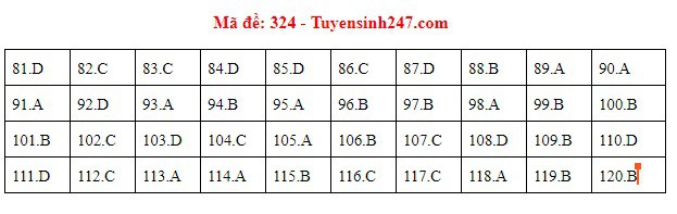 Đáp án thi môn GDCD THPT quốc gia 2019 (tất cả mã đề) - Ảnh 4.