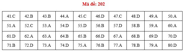 Đáp án đề thi Hóa THPT quốc gia 2019 (đã xong tất cả 24 mã đề) - Ảnh 2.