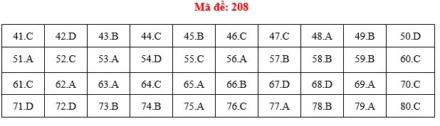 Đáp án đề thi Hóa THPT quốc gia 2019 (đã xong tất cả 24 mã đề) - Ảnh 8.