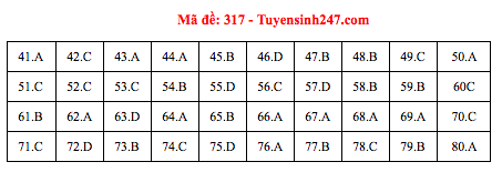 Đáp án đề thi Địa THPT quốc gia 2019 (đã xong tất cả 24 mã đề) - Ảnh 17.