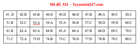 Đáp án đề thi Địa THPT quốc gia 2019 (đã xong tất cả 24 mã đề) - Ảnh 24.