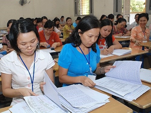 Kỳ thi THPT Quốc gia 2019: Gắt gao 2 vòng chấm điểm tự luận, mã hóa bài thi trắc nghiệm - Ảnh 1.