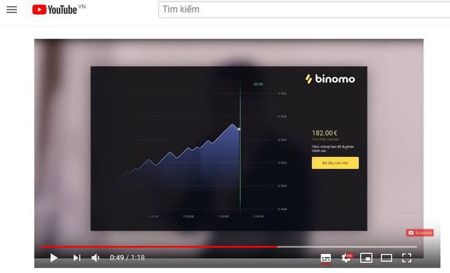 Bị Google cấm, quảng cáo của Binomo vẫn tràn lan trên Youtube - Ảnh 3.