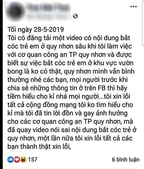 Tung tin bắt cóc trẻ em gây hoang mang ở Quy Nhơn - Ảnh 1.