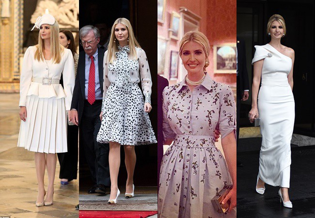 Ivanka Trump gây thương nhớ khi xuất hiện rực rỡ tại sân bay tạm biệt nước Anh, cả gia đình Tổng thống Mỹ lại gây bão truyền thông - Ảnh 2.