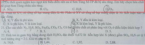 Sơn Tùng M-TP được mang ra để hỏi thí sinh trong đề thi vào lớp 10 ở Thanh Hoá - Ảnh 2.