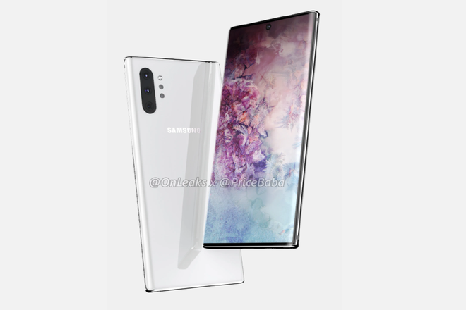 Đây là Galaxy Note 10 Pro: màn hình lớn cực đại, camera selfie chính giữa, 4 camera sau xếp dọc - Ảnh 1.