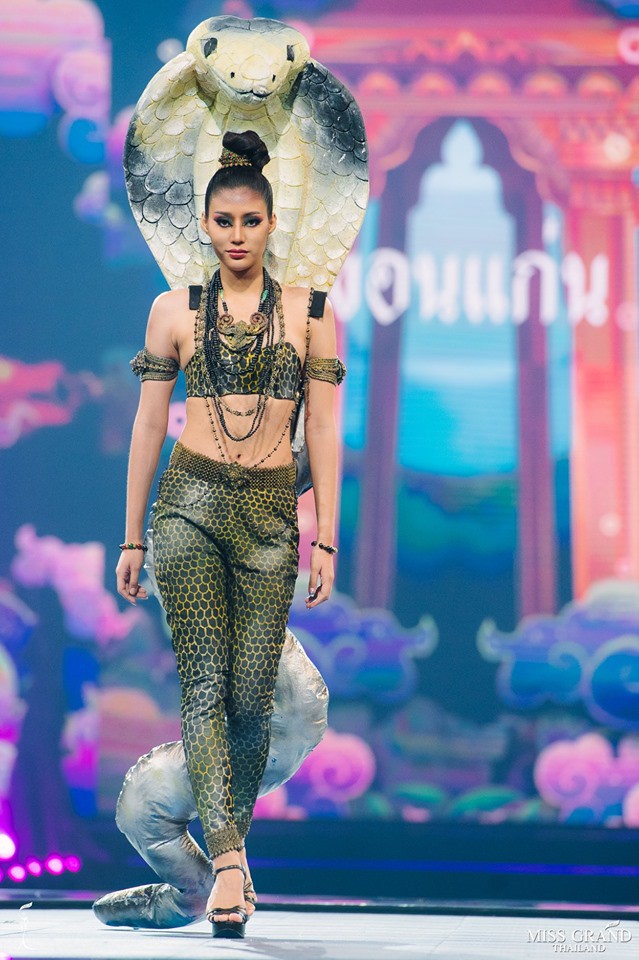 Cả vũ trụ được đưa vào quốc phục tại Miss Grand Thái 2019: Từ động vật muôn loài đến trái cây nhiệt đới, không sót thứ gì! - Ảnh 4.