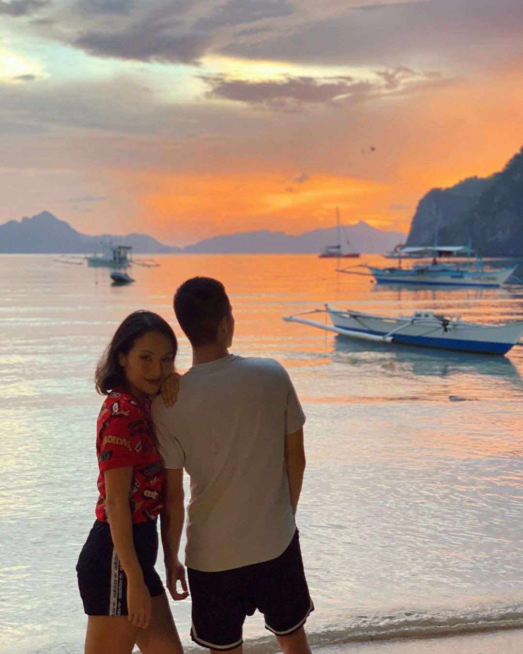 Bãi tắm trung tâm El Nido, Palawan.