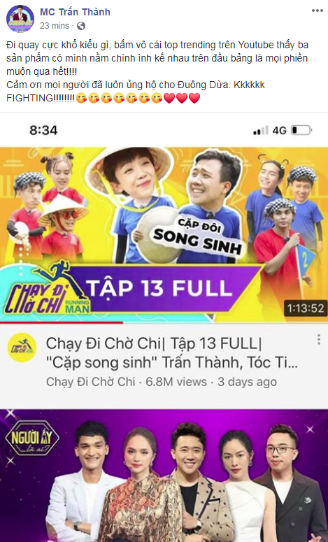 Ai hot bằng Trấn Thành: Tham gia 3 show, lọt top trending cả 3 - Ảnh 5.