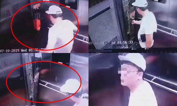 Nam thanh niên Hàn Quốc vô cớ tung cước đạp hỏng bảng điều khiển thang máy lên tiếng xin lỗi và bồi thường - Ảnh 3.