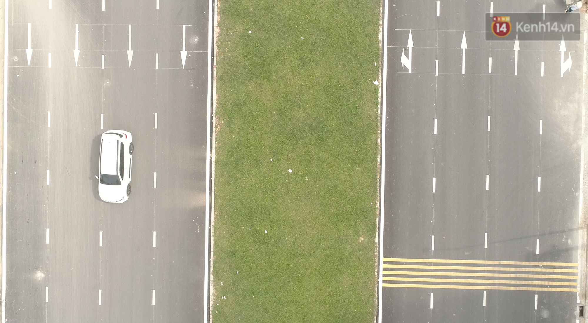 Clip, ảnh: Toàn cảnh tuyến đường mới với 8 làn xe, mạch xương sống nối liền 3 quận ở Hà Nội - Ảnh 6.