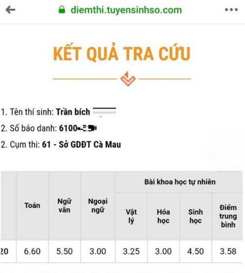 Xuất hiện trang web giả mạo công bố điểm thi THPT quốc gia 2019 - Ảnh 1.