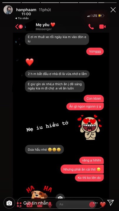 Khoe tin nhắn cực t&igrave;nh cảm với mẹ, Bảo H&acirc;n Về nh&agrave; đi con v&ocirc; t&igrave;nh h&eacute; lộ sở th&iacute;ch đặc biệt giống hệt cậu bạn Quang Anh - Ảnh 1.