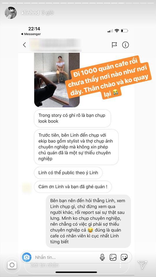 Chụp con ảnh sống ảo đăng Instagram khi đi cafe, Khánh Linh bất ngờ bị đổ oan thay 8 bộ đồ như chụp lookbook, chủ quán đi phàn nàn sau lưng - Ảnh 2.