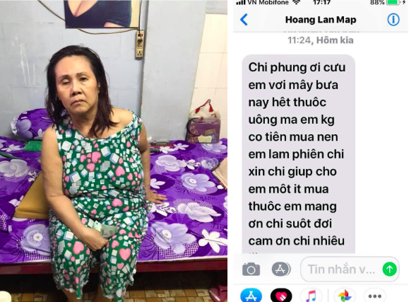 Phi Phụng đến trao 150 triệu cho NS Hoàng Lan, tiết lộ bệnh parkinson của đồng nghiệp đã vào giai đoạn 4, người liên tục lắc lư - Ảnh 3.