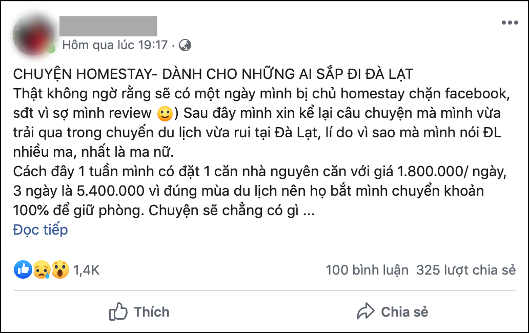 Homestay ở Đà Lạt lên tiếng sau khi bị khách tố xấu như ổ chuột, dịch vụ tồi tệ với giá thuê 5,4 triệu đồng - Ảnh 1. Homestay ở Đà Lạt lên tiếng sau khi bị khách tố xấu như ổ chuột, dịch vụ tồi tệ với giá thuê 5,4 triệu đồng - Ảnh 1.