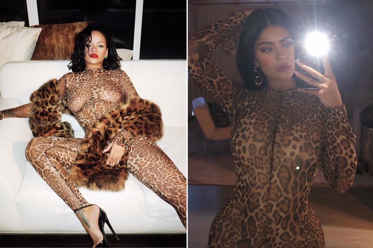 Là vô tình đụng hàng hay Kylie Jenner cố tình cosplay Rihanna? - Ảnh 1.