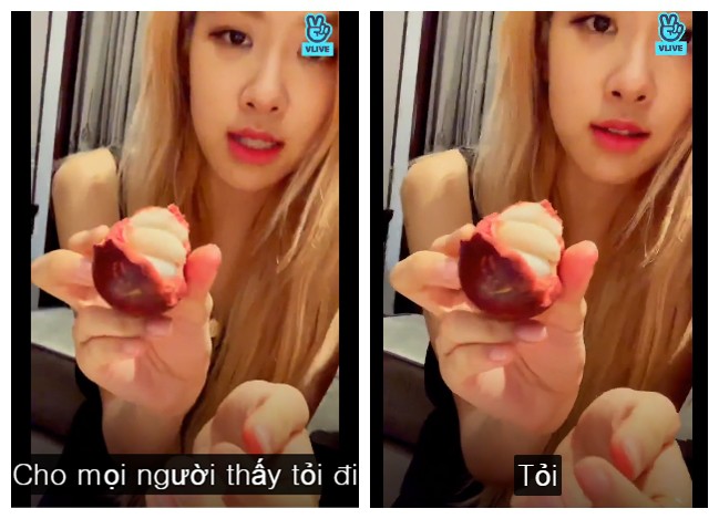 Rosé (BLACKPINK) livestream ăn hoa quả ngon lắm nhưng lại gọi chôm chôm là trái vải có lông - Ảnh 1.