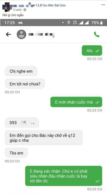 Nói chuyện như nhảy vào mồm khách rồi đăng lên mạng để mỉa mai, tài xế công nghệ bị chính đồng nghiệp cho ăn gạch - Ảnh 1.