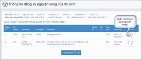 Cách điều chỉnh nguyện vọng xét tuyển để tăng cơ hội trúng tuyển đại học - Ảnh 3. Cách điều chỉnh nguyện vọng xét tuyển để tăng cơ hội trúng tuyển đại học - Ảnh 3.