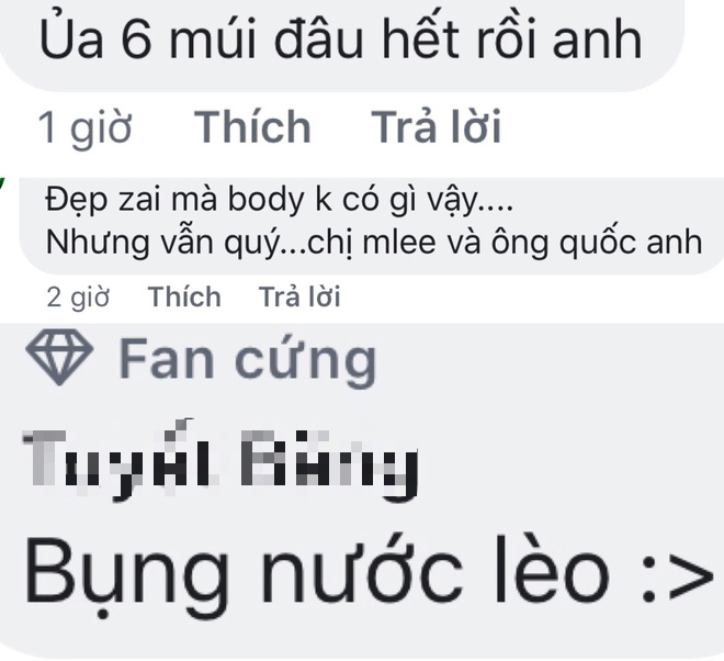 MLee đăng hình động viên nhưng ai cũng nhìn... chiếc bụng nước lèo của Quốc Anh - Ảnh 5.