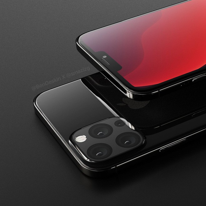 Ngắm concept iPhone 12 đẹp lung linh với tai thỏ nhỏ gọn hơn, mặt lưng hàng khủng với 4 camera - Ảnh 2.
