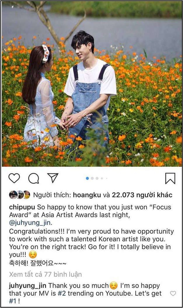 Chi Pu tiết lộ c&aacute;ch xưng h&ocirc; với bạn trai tin đồn người H&agrave;n, c&ocirc;ng khai ủng hộ v&igrave; 1 năm chưa t&aacute;i xuất m&agrave;n ảnh - Ảnh 2.