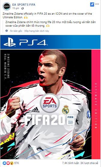 Huyền thoại Zinedine Zidane chính thức trở thành gương mặt đại diện trong bản Ultimate Edition FIFA 20 - Ảnh 1.