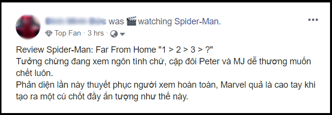 Cư dân mạng dành tặng cơn mưa lời khen cho Spider-Man: Far From Home, after credit đỉnh của đỉnh cùng một bộ phim tràn ngập cú lừa - Ảnh 8. Cư dân mạng dành tặng cơn mưa lời khen cho Spider-Man: Far From Home, after credit đỉnh của đỉnh cùng một bộ phim tràn ngập cú lừa - Ảnh 8.