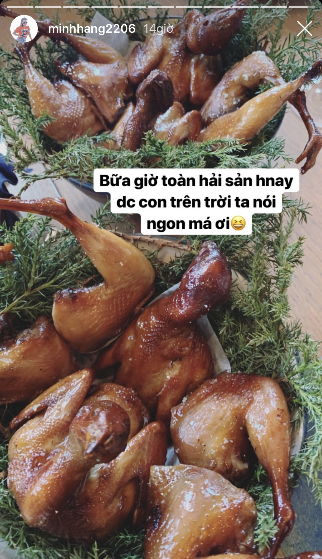 Mới sang châu Âu mà Minh Hằng đã ăn
