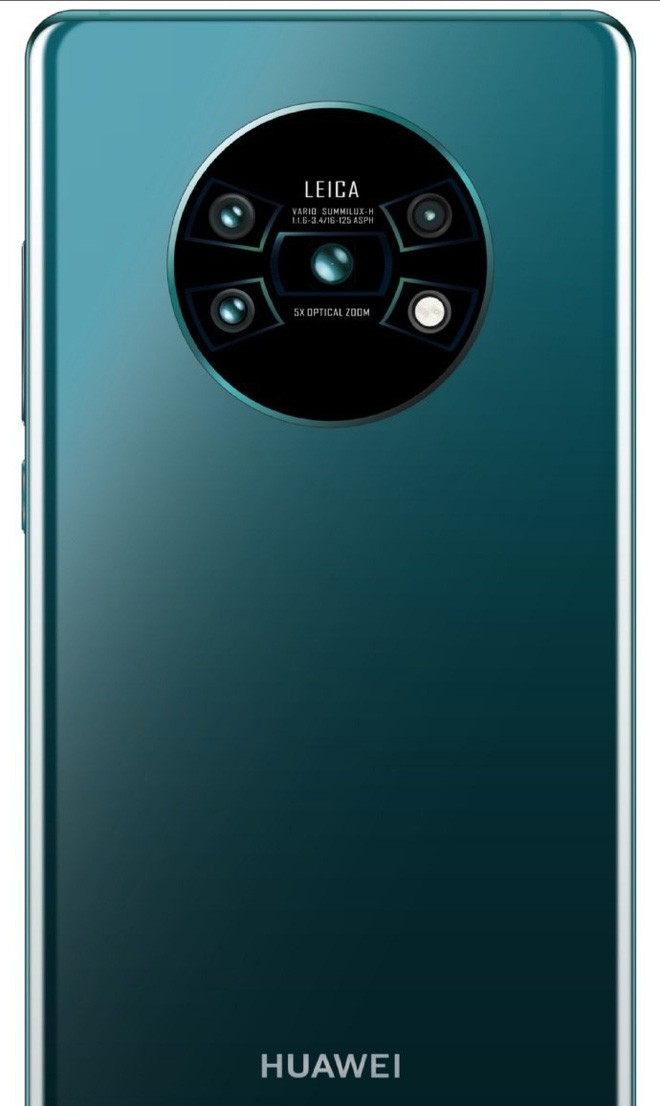 4 camera và đèn LED xếp thành chữ X cực ngầu: Phải chăng đây là thiết kế của Huawei Mate 30 mới? - Ảnh 1.