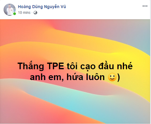 PS Man chơi lớn: Tuyên bố cạo trọc đầu trước thềm đại chiến Đài Bắc Trung Hoa - Ảnh 1.