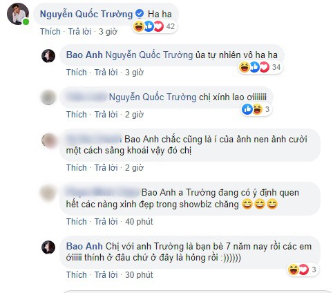 Lại bị netizen dò hỏi chuyện tình cảm với Quốc Trường, cuối cùng Bảo Anh đã lên tiếng - Ảnh 3.