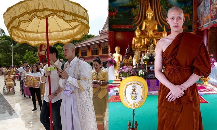 Dàn nam thần Thái siêu hot xuống tóc đi tu báo hiếu cha mẹ: Thay đổi ngoạn mục, gây sốt vì ngoại hình tự nhiên - Ảnh 32. Dàn nam thần Thái siêu hot xuống tóc đi tu báo hiếu cha mẹ: Thay đổi ngoạn mục, gây sốt vì ngoại hình tự nhiên - Ảnh 32.