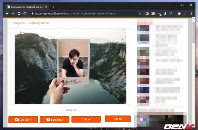 Cách tạo và đăng ảnh 3D lên Facebook tuỳ ý, không cần phần mềm hay thiết bị chuyên dụng - Ảnh 8.