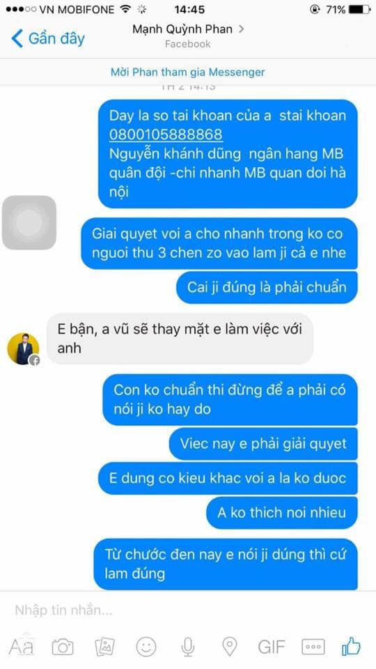 Phan Mạnh Quỳnh lên tiếng sau ồn ào bị tố quỵt tiền, vô ơn: Người tố tôi có vấn đề về thần kinh vì từng đánh DJ, oxin... - Ảnh 3.