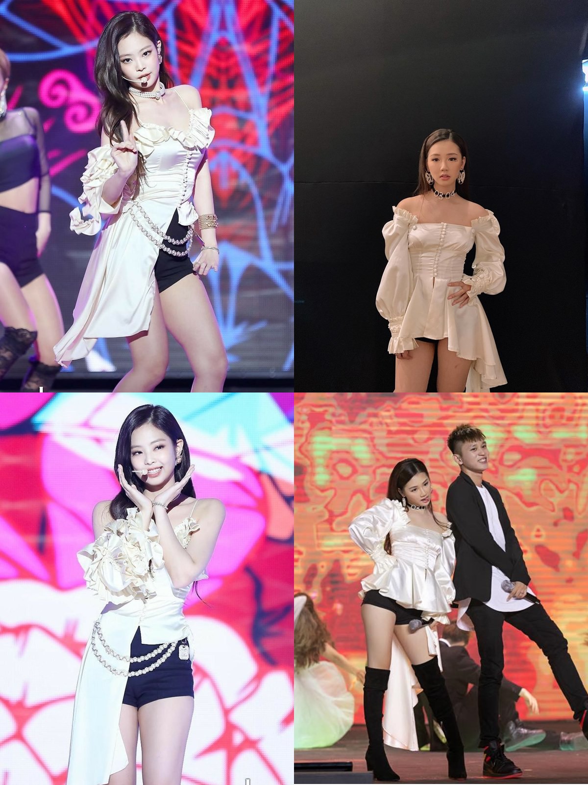 Tưởng đâu đụng hàng Jennie, ai ngờ váy Amee mặc lại là váy nhái? - Ảnh 4. Tưởng đâu đụng hàng Jennie, ai ngờ váy Amee mặc lại là váy nhái? - Ảnh 4.