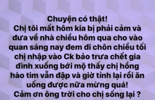 Thực hư chuyện người chết đột nhiên sống dậy về “ăn cơm” cùng gia đình ở Bắc Giang - Ảnh 1.